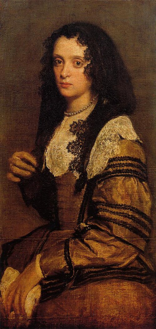 Portrait d’une femme à la mantille, 1646, Diego Vélasquez