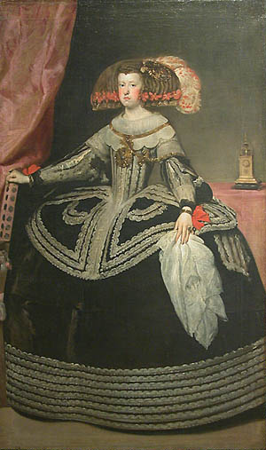 La reine Marie-Anne d'Autriche, 1652, Diego Vélasquez