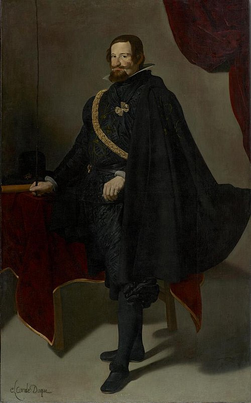 Portrait of the Count-Duke of Olivares, 1623, Diego Vélasquez