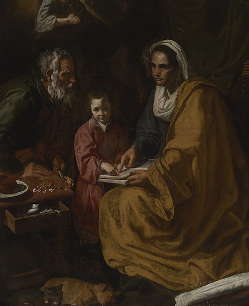 L’Éducation de la Vierge, 1617, Diego Vélasquez