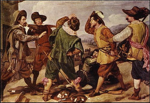 Rixe de soldats devant l’ambassade d’Espagne, 1630, Diego Vélasquez