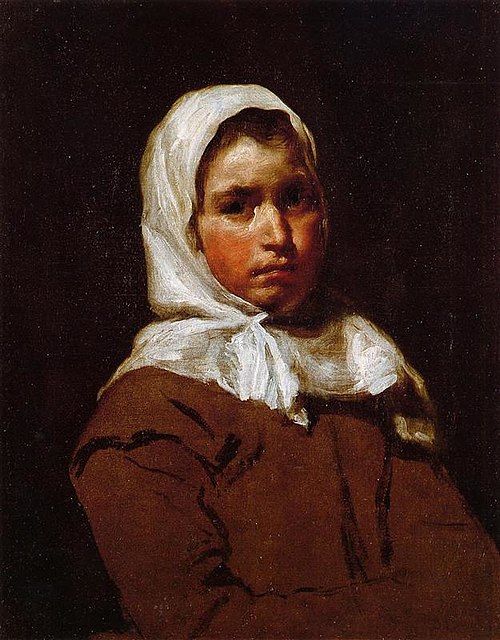 Jeune paysanne, 1650, Diego Vélasquez