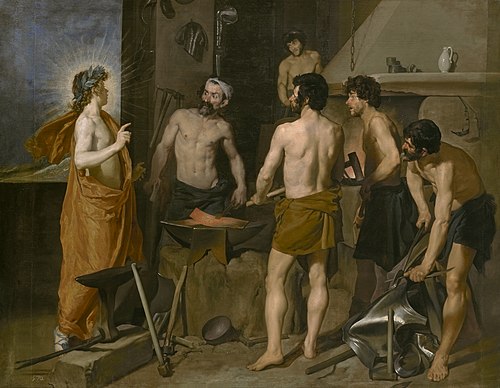 La Forge de Vulcain, 1630, Diego Vélasquez