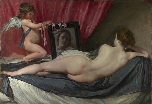 Vénus à son miroir, 1644, Diego Vélasquez