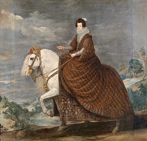 La Reine Isabelle de France à cheval, 1631, Diego Vélasquez