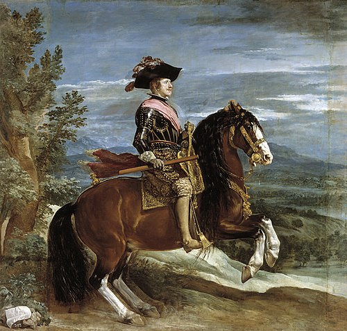 Philippe IV à cheval, 1634, Diego Vélasquez