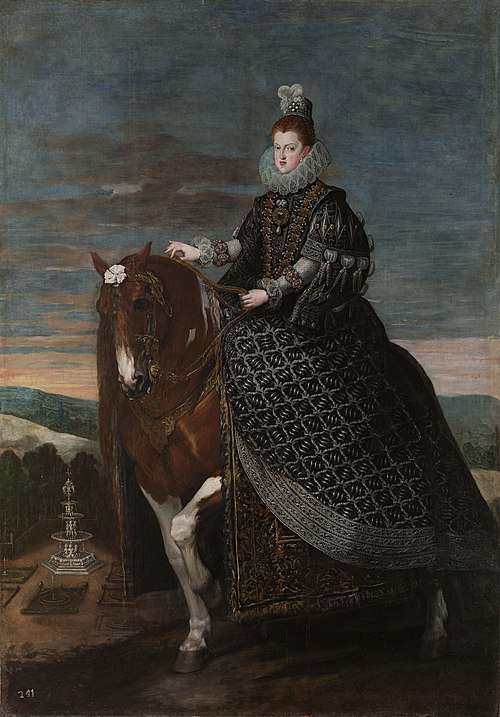 La Reine Marguerite d'Autriche à cheval, 1634, Diego Vélasquez