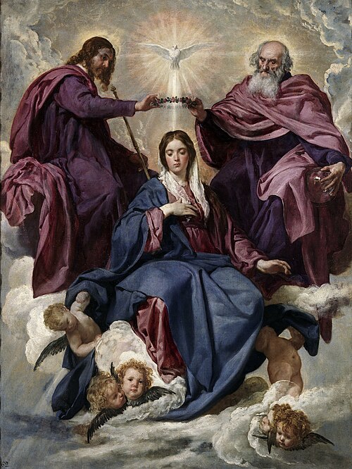 Coronation of the Virgin, 1634, Diego Velázquez