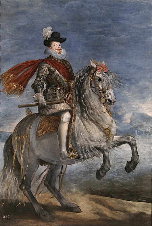 Equestrian Portrait of Philip III, 1634, Diego Velázquez