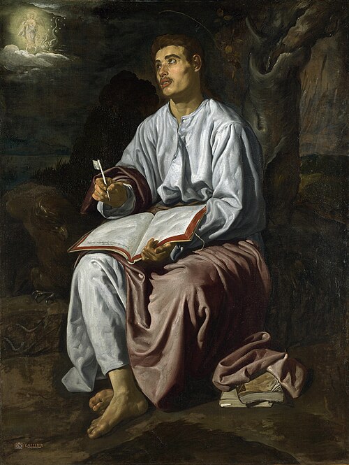 Saint John the Evangelist on the Island of Patmos, 1618, Diego Velázquez