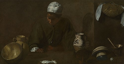 Kitchen Scene, 1618, Diego Velázquez