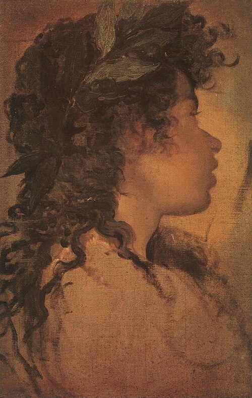 Study for the head of Apollo, 1630, Diego Velázquez