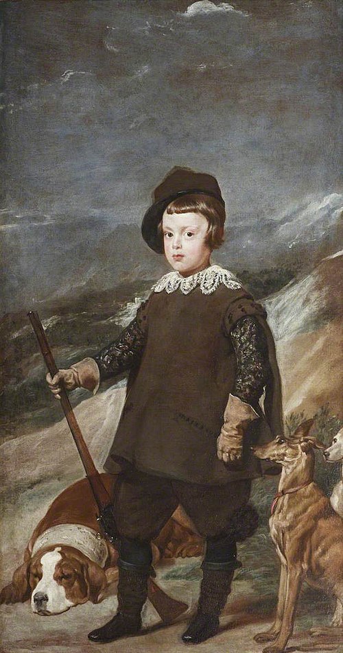 Prince Baltasar Carlos (1629-1646), aged 6, as a Hunter, 1635, Diego Vélasquez