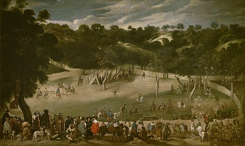 Cacería de jabalíes en el Hoyo, 1601, Diego Velázquez