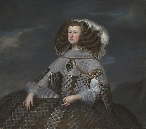 Mariana of Austria, Queen of Spain (1635–1696), regent, 1655, Diego Velázquez