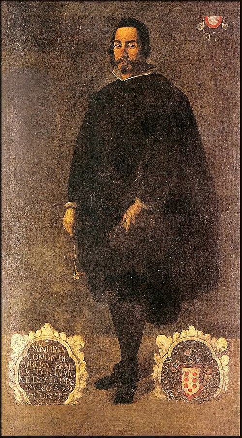 Portrait of Andrés Conde de Ribera, 1635, Diego Vélasquez