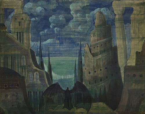 Fantasy (The Demon), 1909, Mikalojus Konstantinas Čiurlionis