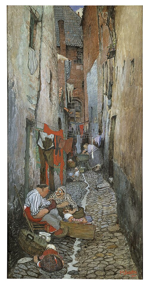 Alley, 1910, Jules De Bruycker
