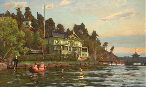 Hirvensalo Scenery, 1903, Victor Westerholm