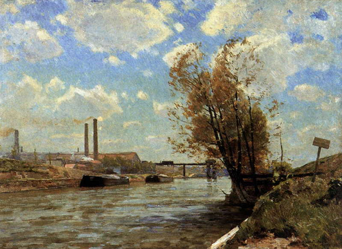 The Seine at Paris, 1888, Victor Westerholm
