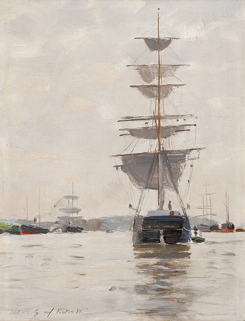 Harbour View, 1892, Victor Westerholm
