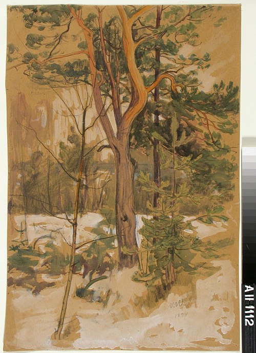 Landscape Study, 1894, Victor Westerholm
