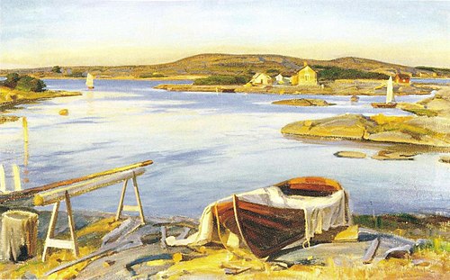 Shore Landscape, 1908, Victor Westerholm
