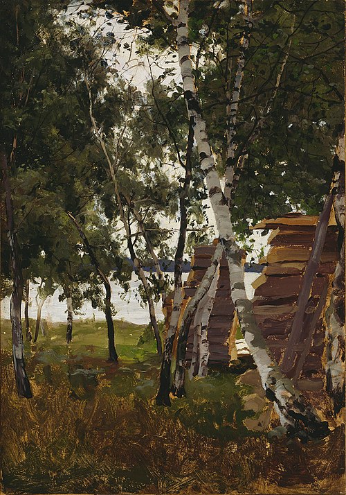 Landskapsstudie från Lemström, 1885, Victor Westerholm