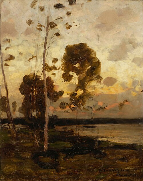 After the Sunset, Landscape from Åland, 1886, Victor Westerholm