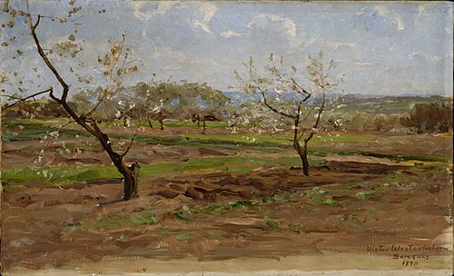 Fruit-Trees in Bloom, Suresnes, 1890, Victor Westerholm