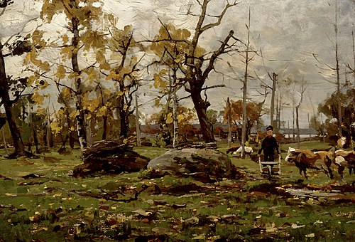 Landskapsstudie från Eckerö, 1884, Victor Westerholm
