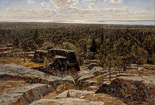 Landscape from Åland, 1896, Victor Westerholm