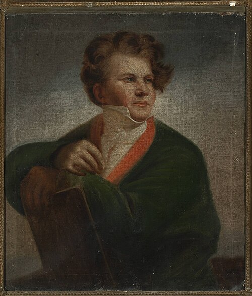 Self-portrait of Jan Damel (1780? –1840), copy, , Jan Damel