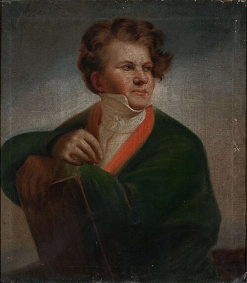 Autoportrait, 1820, Jan Damel