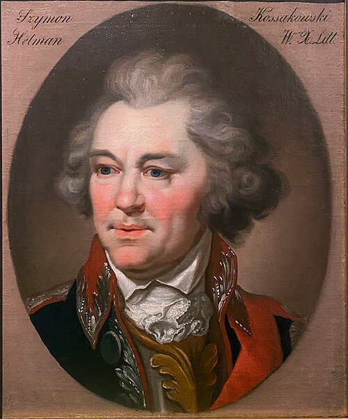 Portret Szymona Marcina Kossakowskiego, 1812, Jan Damel