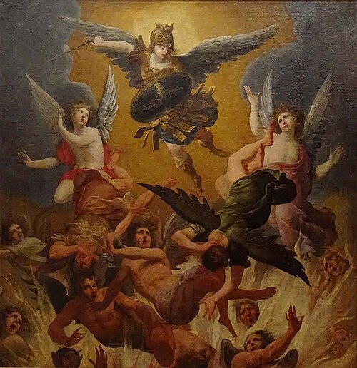 Saint Michel terrassant les anges rebelles, 1637, Claude-François Vignon