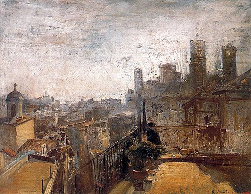 Vista de Barcelona des de la riera de Sant Joan, , Ramon Martí Alsina