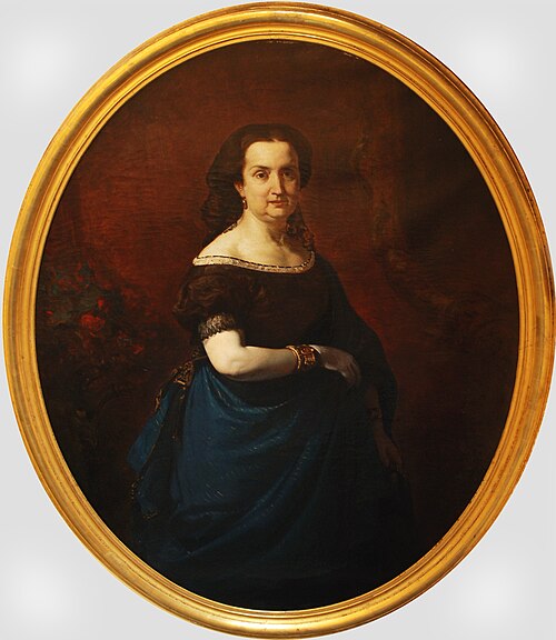 Retrat de Maria de Cabanyes, 1867, Ramon Martí Alsina