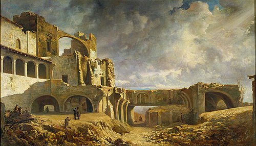 Ruins of the Palace, 1859, Ramon Martí Alsina