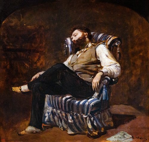 The Siesta, 1884, Ramon Martí Alsina