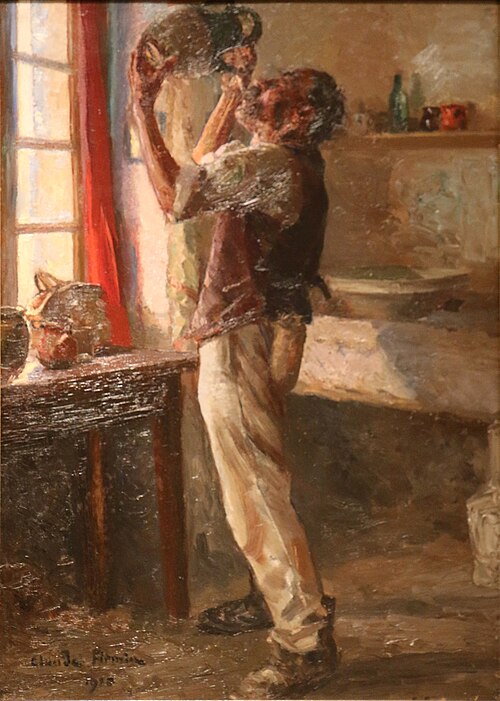 La régalade, 1910, Claude Firmin