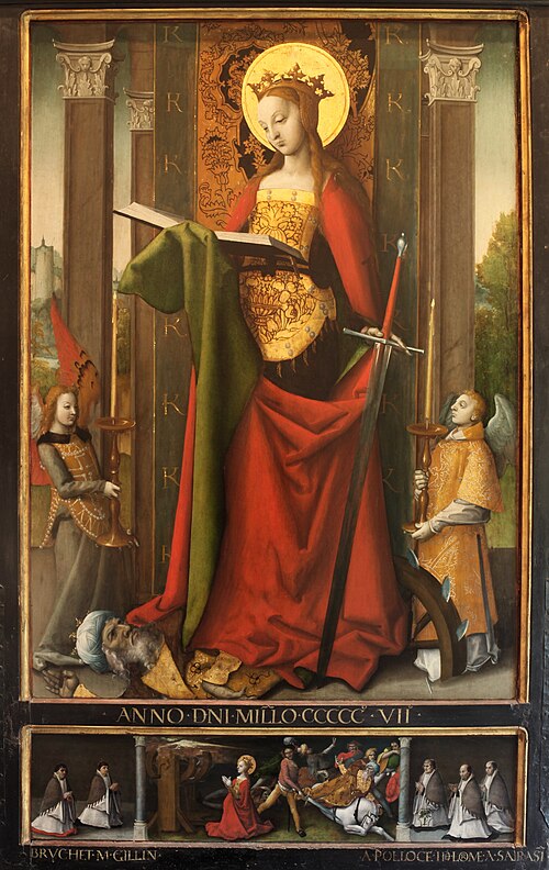 Sainte Catherine d'Alexandrie, 1507, Claude Guinet
