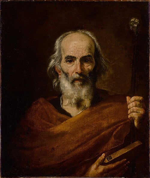 Saint Joseph with a plane and square, 1640, José de Ribera