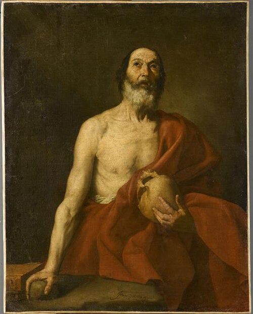 Saint Jérôme pénitent, 1640, José de Ribera