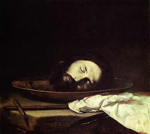 Testa del Battista, 1646, José de Ribera