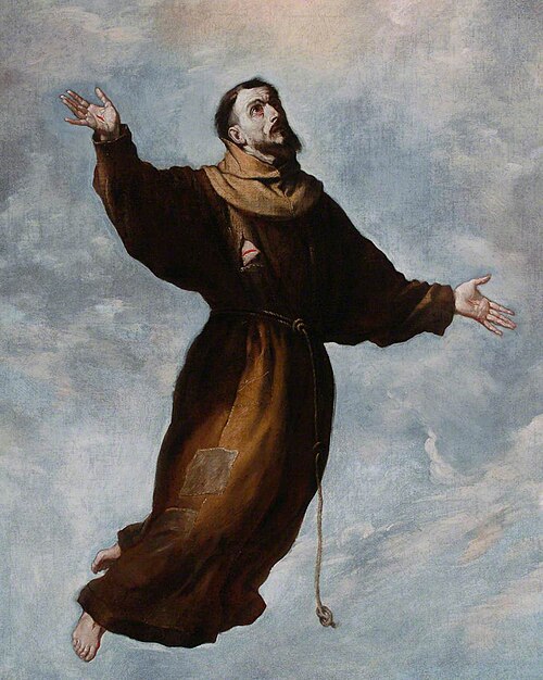 A Levitation of St Francis, , José de Ribera