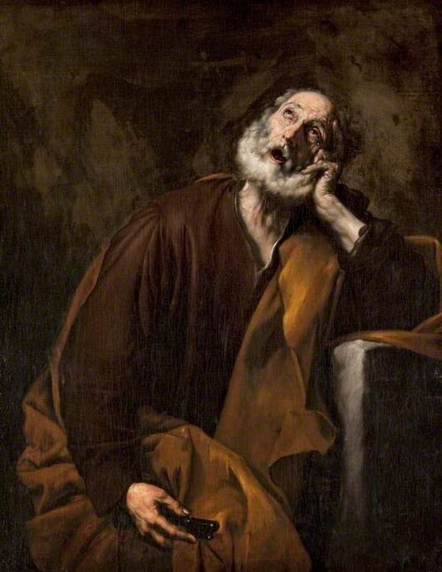 Saint Peter Repentant, 1628, José de Ribera