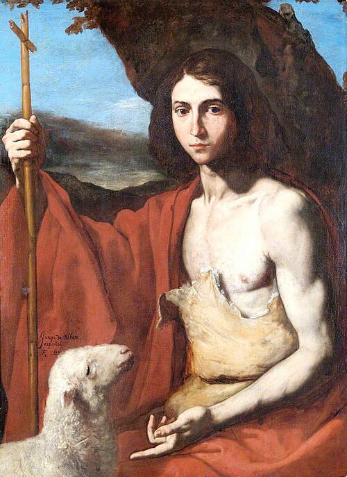 Saint John the Baptist, 1650, José de Ribera
