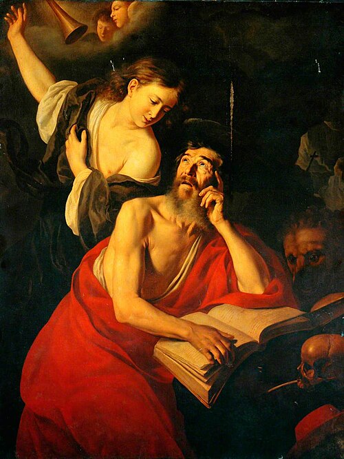 Saint Jerome Visited by the Angels, , José de Ribera