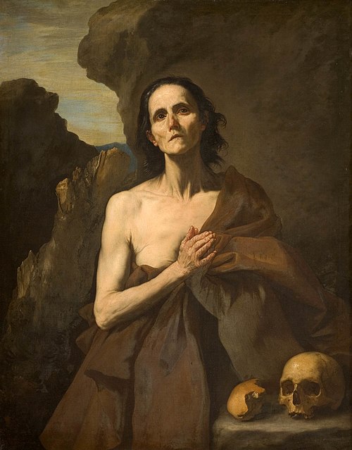 Sainte Marie l'Égyptienne, 1641, José de Ribera